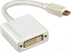 Фото адаптера Mini DisplayPort(M)-DVI(F) PC PET 569822 0.18 м