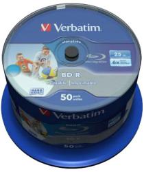 Фото диски Verbatim BD-R Cake Box Printable 50 шт