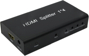 Фото разветвитель 4-port HDMI Splitter + блок питания