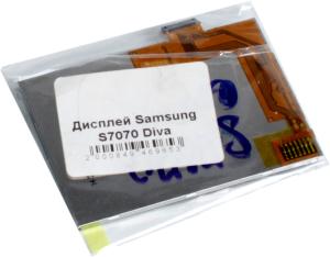 Фото экрана для телефона Samsung S7070 Diva