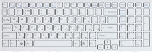 Фото клавиатуры для Sony Vaio VPC-EH1 с рамкой