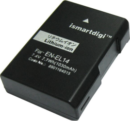 Фото аккумуляторной батареи iSmartDigi EN-EL14