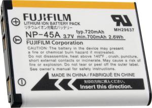 Фото аккумуляторной батареи Fujifilm NP-45A