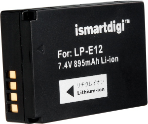 Фото аккумуляторной батареи iSmartDigi LP-E12