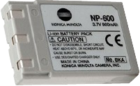 Фото аккумуляторной батареи Konica Minolta NP-600