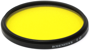 Фото цветного фильтра Rodenstock Medium Yellow 55mm