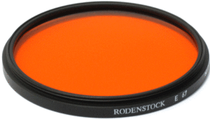 Фото цветного фильтра Rodenstock Orange 72mm