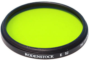 Фото цветного фильтра Rodenstock Yellow green 49mm