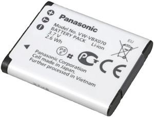 Фото аккумуляторной батареи Panasonic VW-VBX070E