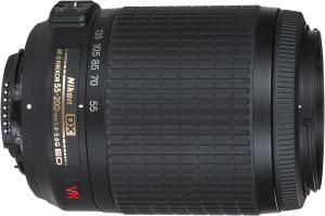 Фото объектива Nikon 55-200mm f/4-5.6G AF-S DX VR IF-ED Zoom-Nikkor (OEM)