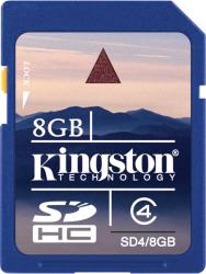 Фото Kingston Secure Digital Card 8GB SD4/8GB