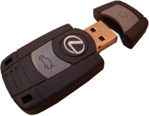 Фото флэш-диска Ключ автомобильный Lexus резина 16GB