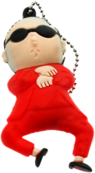 Фото флэш-диска Красный Gangnam Style MD-922 16GB