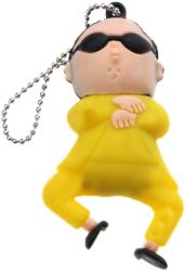 Фото флэш-диска Желтый Gangnam Style MD-919 16GB