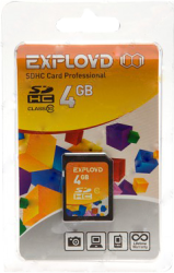 Фото флеш-карты EXPLOYD SD SDXC 4GB Class 10