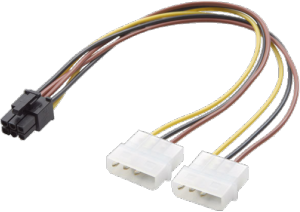 Фото Кабель 6-pin PCI-E Vivanco 45489 0.25 м