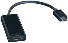 Фото адаптера MHL microUSB 11pin (BM)-HDMI(F)+microUSB(BF) Sven 00562 0.2м