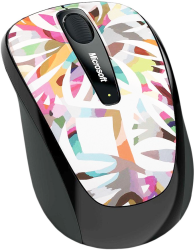 Фото оптической компьютерной мышки Microsoft Wireless Mobile Mouse 3500 Artist Edition Kirra Jamison USB