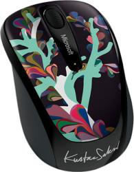 Фото оптической компьютерной мышки Microsoft Wireless Mobile Mouse 3500 Artist Edition Kustaa Saksi USB