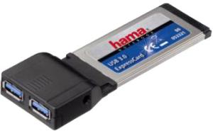 Фото адаптера ExpressCard USB 3.0 HAMA H-53321