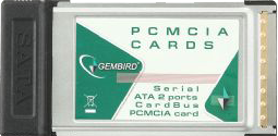 Фото адаптера Gembird PCMCIA-SATA2 2 порта