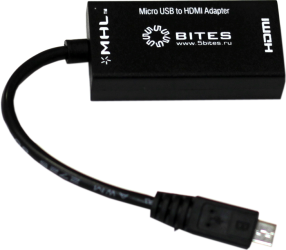 Фото переходника microUSB - HDMI 5bites UA-HHFM-MHL