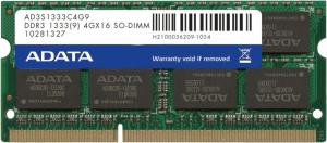 Фото ADATA AD3S1333C4G9 DDR3 4GB SO-DIMM