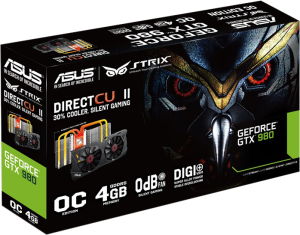 Фото Asus GeForce GTX 980 STRIX-GTX980-DC2OC-4GD5 PCI-E 3.0
