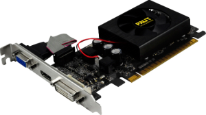 Фото Palit GeForce GT 610 GDDR3 NEAT6100HD06-119XF PCI-E 2.0
