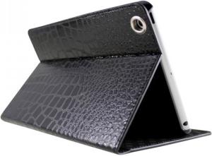 Фото чехол-подставка Apple iPad mini крокодил черный