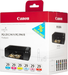 Фото набора картриджей Canon PGI-29C/M/Y/PC/PM/R Multipack