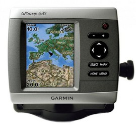 Фото эхолота Garmin GPSMAP 421s (картплоттер)