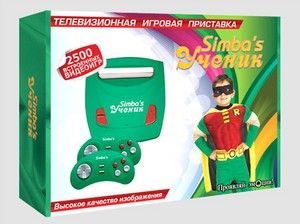 Фото игровой консоли Dendy Simba's Ученик VG-851 + 2500 игр
