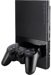 Фото игровой приставки Sony PS2 Slim