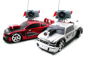 Фото Jada Toys Battle Machines Mustang vs Silverado 1:16 JD84713