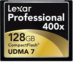 Фото флеш-карты Lexar CF 128GB UDMA 400X