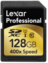 Фото флеш-карты Lexar SD SDXC 128GB UHS-I Professional 400X