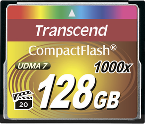 Фото флеш-карты Transcend CF 128GB 1000x TS128GCF1000