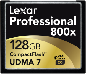 Фото флеш-карты Lexar CF 128GB UDMA7 Professional 800X