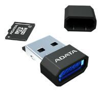 Фото флеш-карты ADATA MicroSDHC 16GB Class 10 + USB Reader
