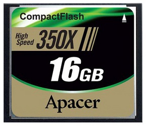 Фото флеш-карты Apacer CF 16GB 350X