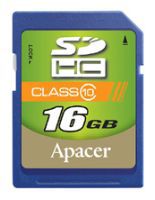 Фото флеш-карты Apacer SD SDHC 16GB Class 10