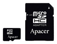 Фото флеш-карты Apacer MicroSDHC 32GB Class 4 + SD adapter