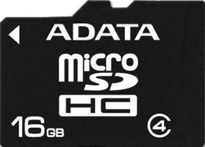 Фото флеш-карты ADATA MicroSDHC 16GB Class 4