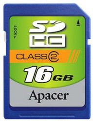 Фото флеш-карты Apacer SD SDHC 16GB Class 2