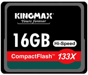 Фото флеш-карты Kingmax CF 16GB 133X