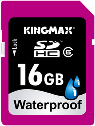Фото флеш-карты Kingmax SD SDHC 16GB Class 6 Waterproof