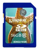 Фото флеш-карты Kingston SD SDHC 16GB Class 6