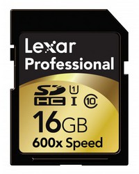 Фото флеш-карты Lexar SD SDHC 16GB UHS-I Professional 600X