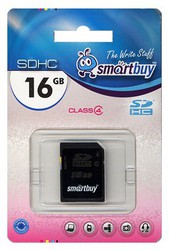 Фото флеш-карты SmartBuy SD SDHC 16GB Class 4